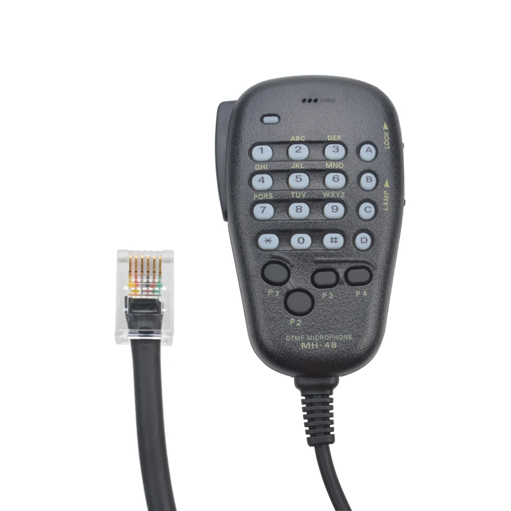 Walkie Talkie Dtmf Microfono Mh-48A6J Mh-48A6Ja Per Ricetrasmettitore Yaesu Ftm-350 Ft-8900 Ft-8800 Ft-7900 Ft-2900 Ft-1907 Ft-1900 Ft
