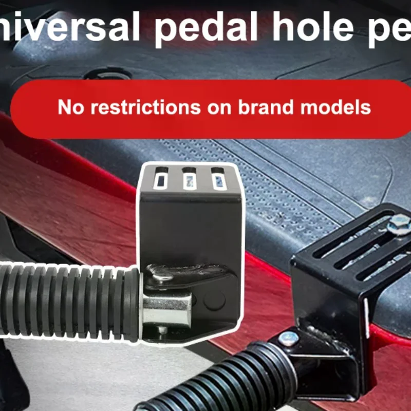 Foldable Universal Motorcycle Foot Rests 1Pair Passenger Foot Anti-Slip Hanging Step Aluminum Alloy Original Floorboard Parts