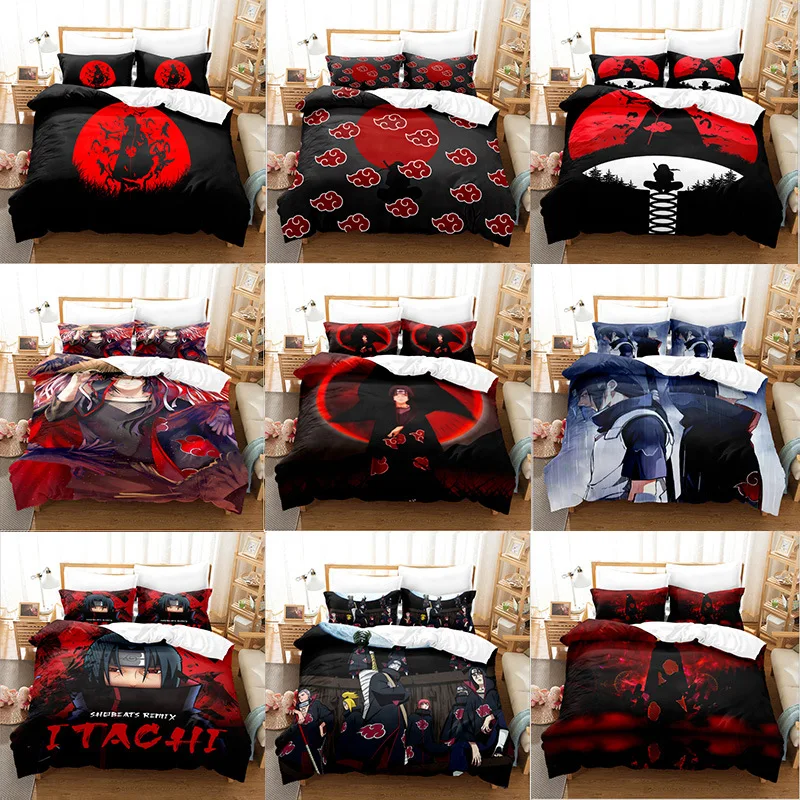 

Home Textile Shadow Ninja Quilt Cover 3D Digital Printing Three-piece Set, Comfortable, Warm, Good Night's Sleep