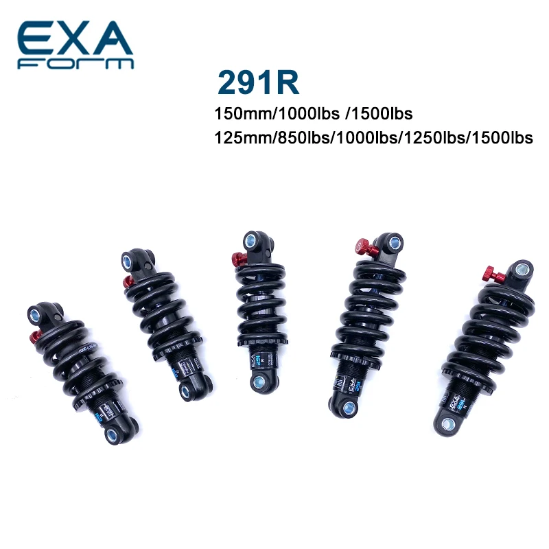 Bike Suspension Shock Absorber KS 291 R 125 150 mm Damper Adjustable Rear Shocks Downhill DH CX MTB Electric Scooter Motocycles