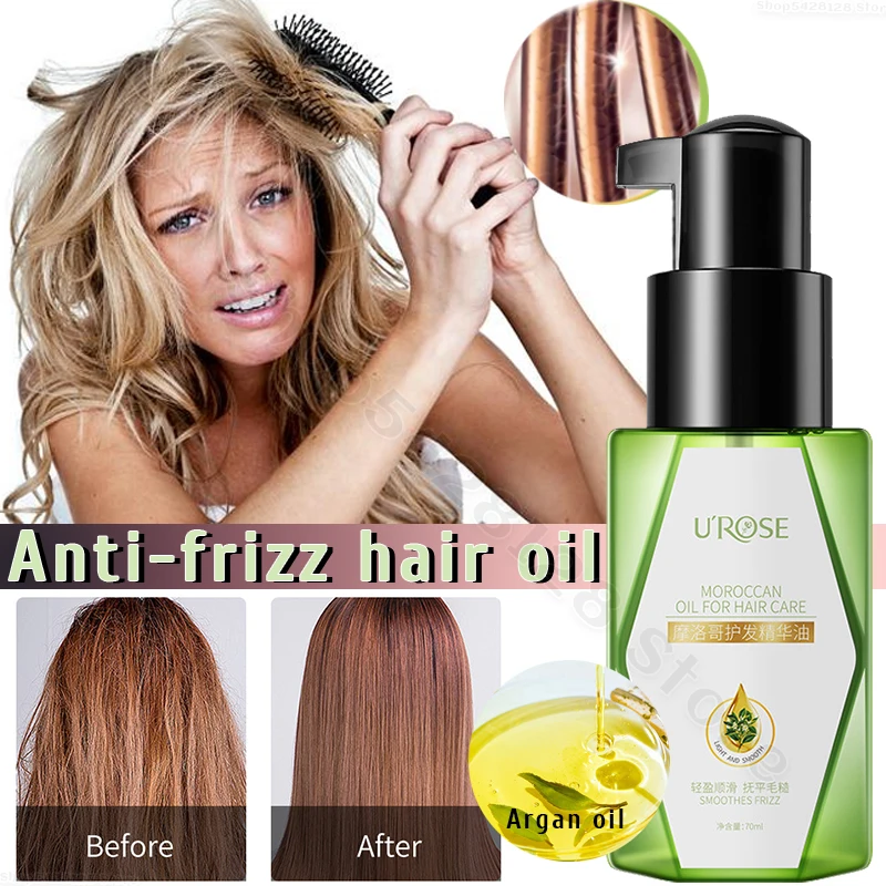 

UROSE Hair Care Essential Oil Improves Hair Frizz Bifurcation Problem Repairs Damaged Scalp Moisturizing Oil Control Hair Oil