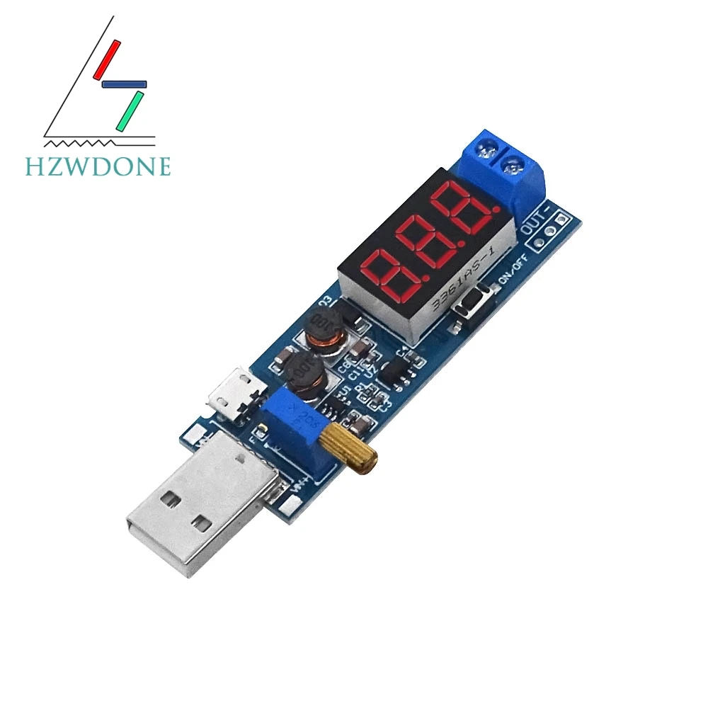Step Up Converter DC-DC 5V to 3.5V / 12V USB Adjustable Boost Buck Out DC 1.2V-24V
