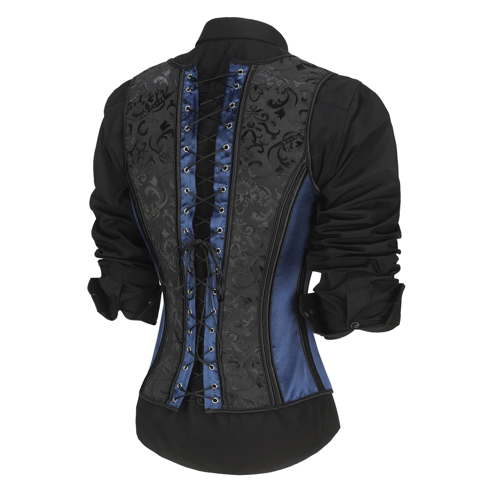 Mens Waistcoat Mens Corset Suit Vest Vintage Waistcoat Slimm Fit