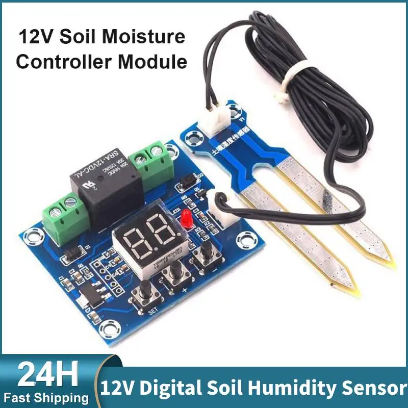 12V Automatic Soil Moisture Sensor and Irrigation System