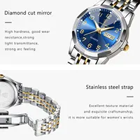 POEDAGAR Fashion Ladies Watch Waterproof Luminous Date Week Watch for Woman High Quality Stainless Steel Women's Quartz Watches - Image 5