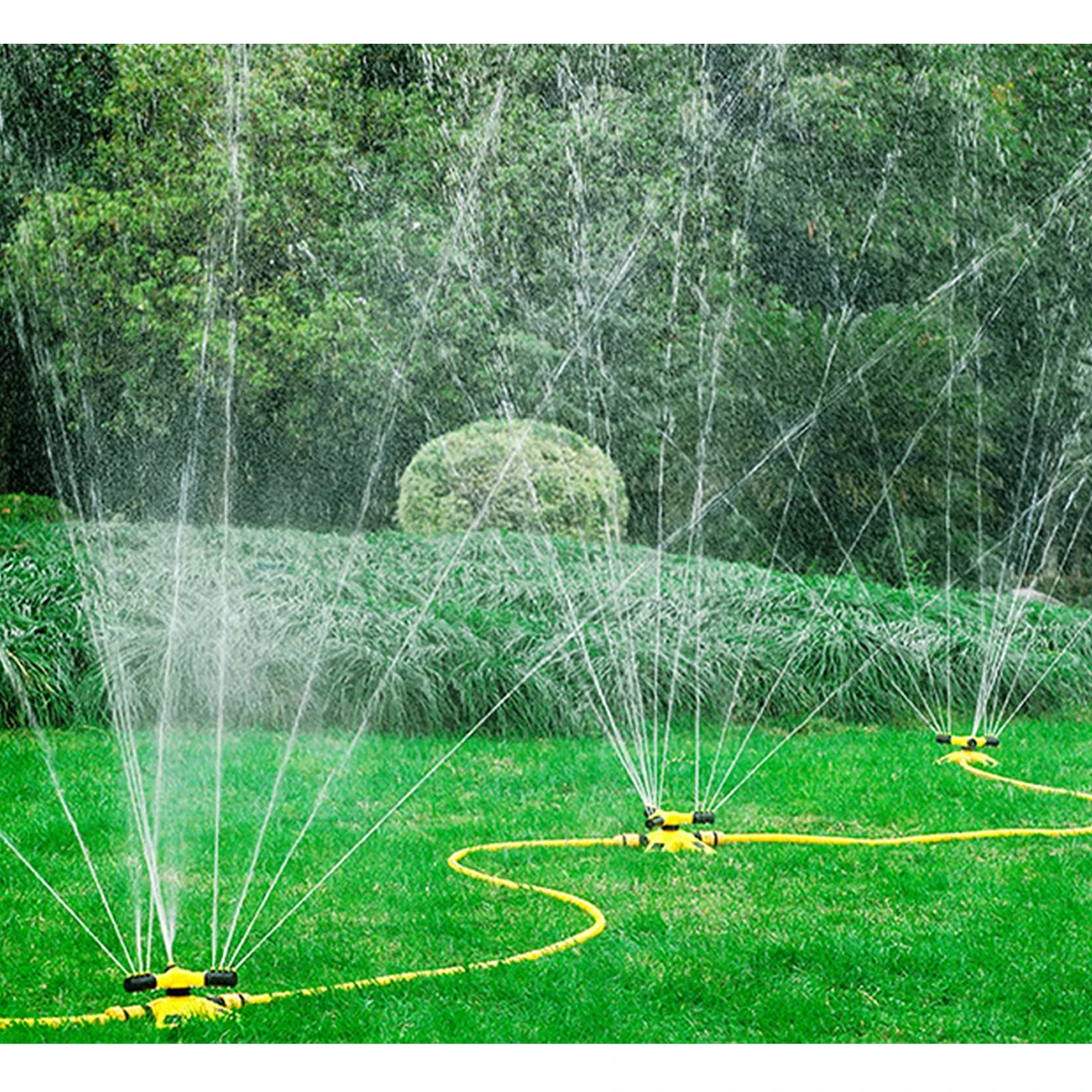 Arroseur De Jardin Rotatif 360° à 3 Bras Namvo - Couverture Jusqu'à 11m, Connexion Rapide, Plastique ABS - 3