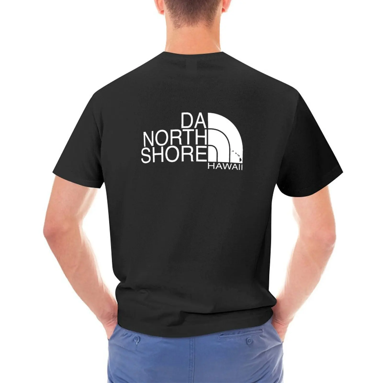 

DA NORTH SHORE HAWAII T-Shirt customs oversizeds korean fashion boys whites sweat shirts, men