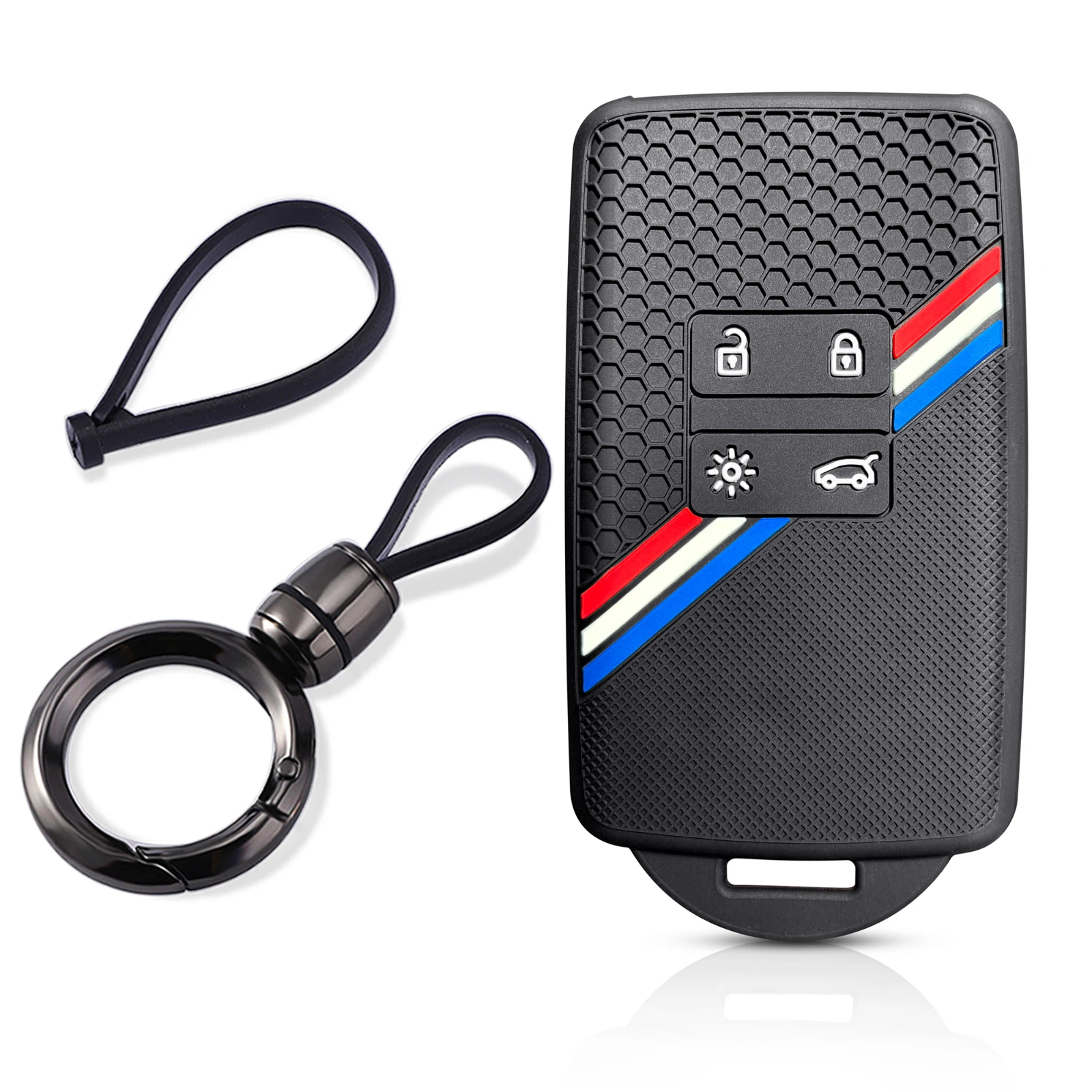 Car Remote Key Protective Cover Silicone for Renault Koleos Captur Zoe Kadjar Megane Clio Dacia Sandero Duster Jogger Logan