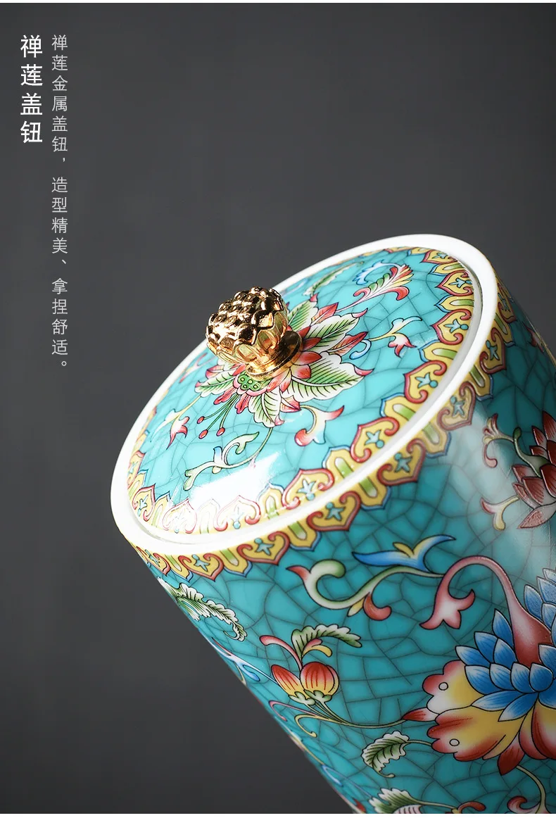 Estilo europeu colorido flor coroa cerâmica jar