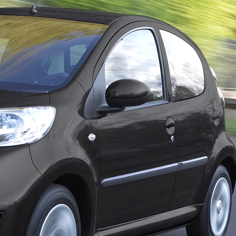 Primed Door Mirror Cover For Citroen C1 (2005-2015) - Right Side, Manual Adjustment, Ready To Paint