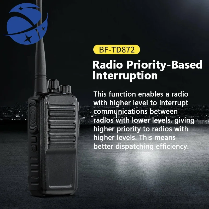 

BF-TD872 DMO Pseudo Trunk RADIO FOR COMMERCIAL USE 7W high-power DMR radio shopping malls