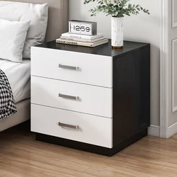Mesita de noche pequeña y sencilla para el hogar, armario de almacenamiento para dormitorio, moderno y sencillo