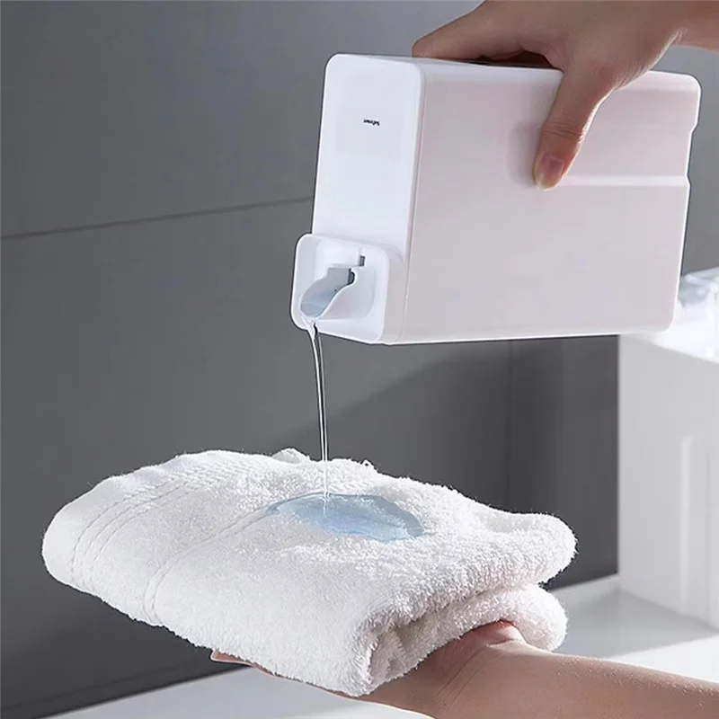 Reusable Laundry Detergent Bottles, Large Capacity Softener Storage, Refillable Washroom Organizer
