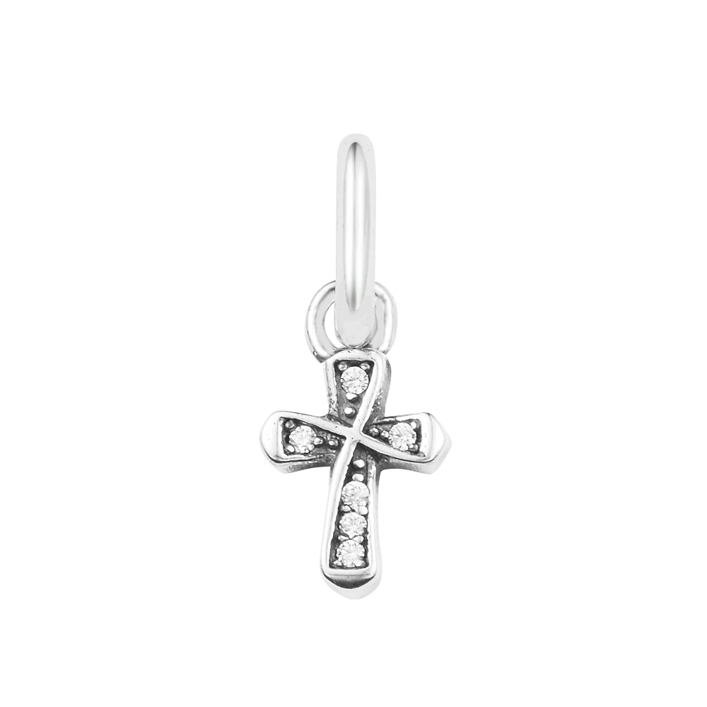 

DIY Fits for CKK Charms Bracelets ME Serial Sparkling Cross Mini Dangle Beads 100% 925 Sterling-Silver-Jewelry Free Shipping