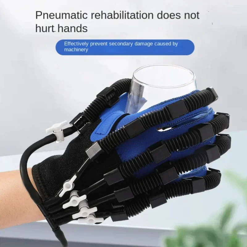 New Portable rehabilitation robot Gloves Stroke Hemiplegia Cerebral Infarction Trainer Finger Exerciser Hand Function Repair