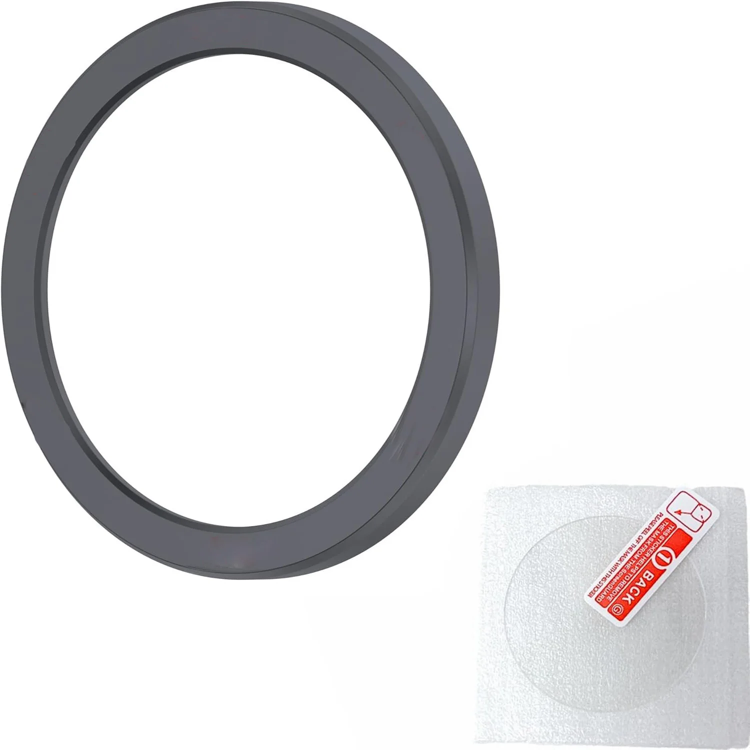 Enhanced Metal Bezel Ring with Tempered Glass Film for Smartwatch Protection