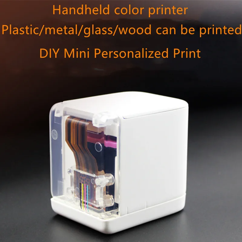 

MBrush Mini Printer handheld inkjet color greeting card logo content portable mini handy shake label tattoo WIFI connection