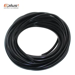 Enhanced Silicone Vacuum Tubing for Auto Racing - Available in Black, Red, and Blue (Black)
