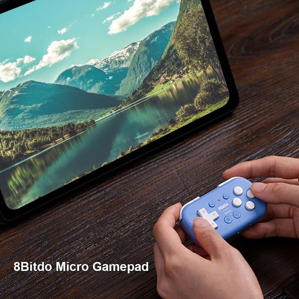 Pocket Controller Bluetooth-compatible Mini Game Console 16 Buttons Handheld Console Designed for 2D Games for  OS/Android/PC