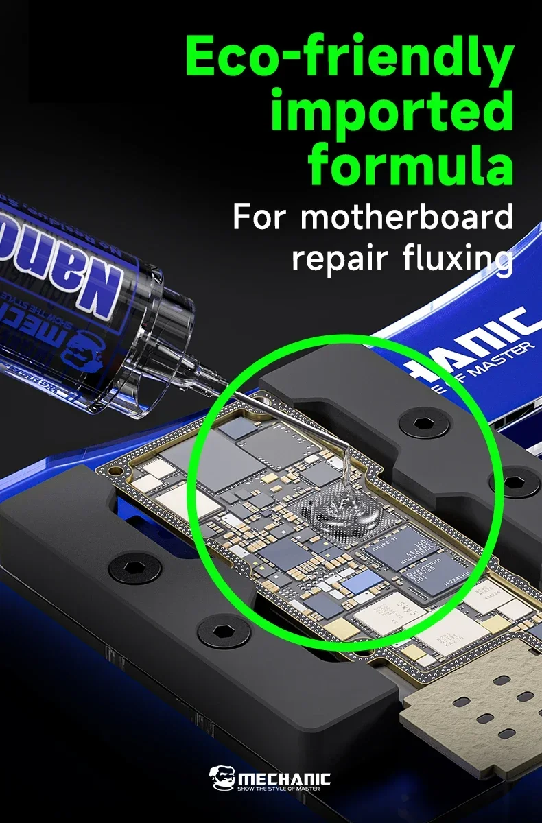 High-Performance Nano Flux Paste for Motherboard Chip Repair and Welding