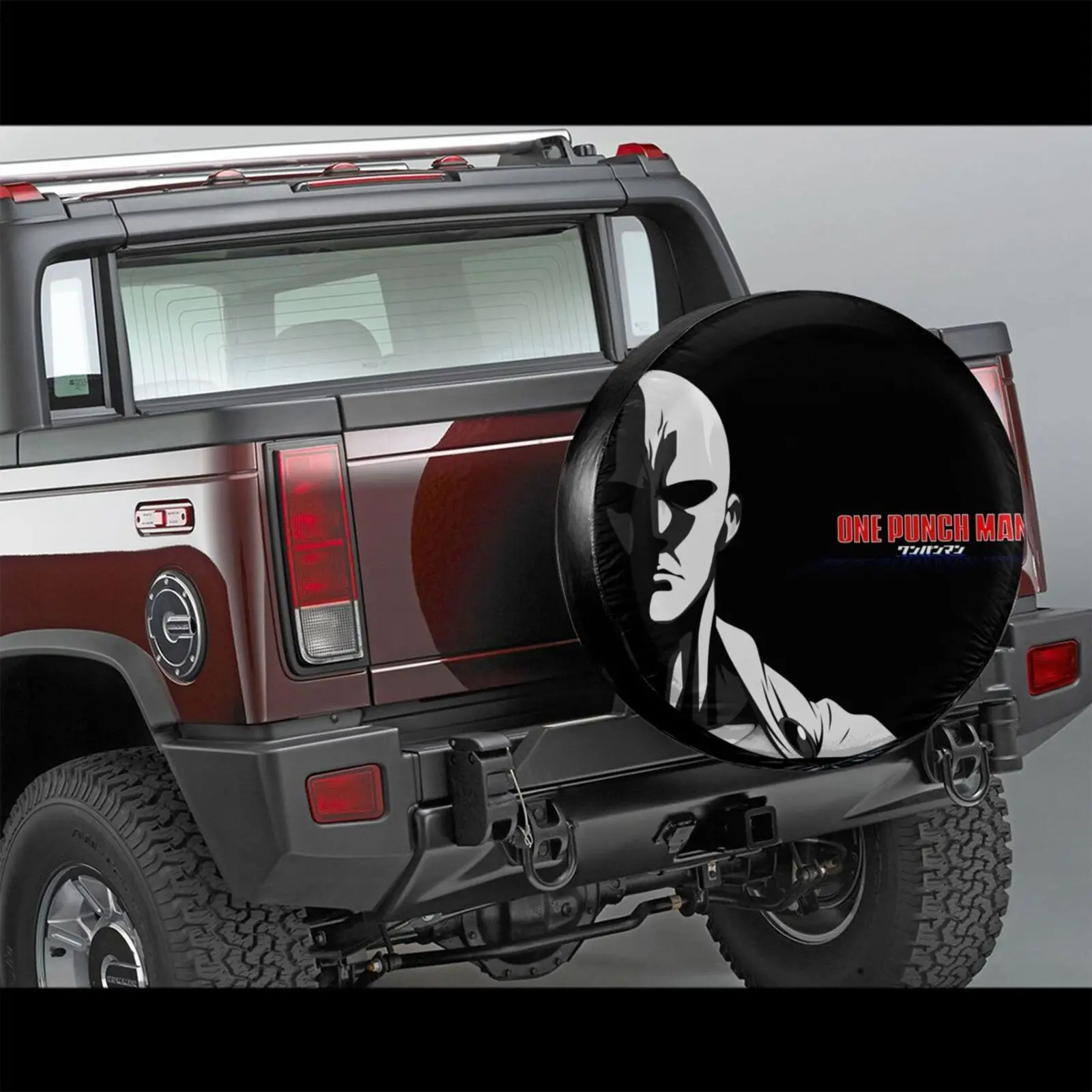

New Anime Design One Punch Man Car Accessories Cover for Spare Tire 14-17in Wheel Cover