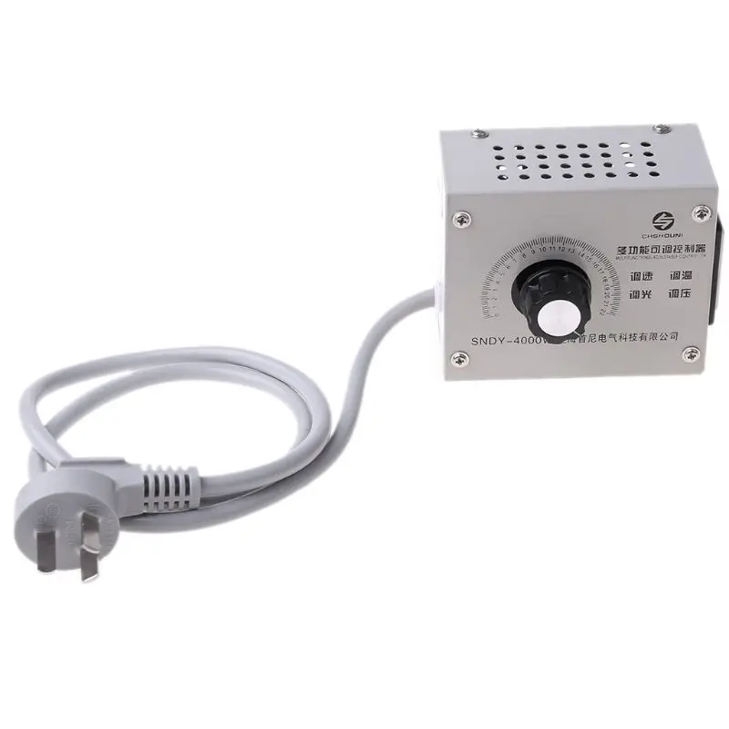 

220V WBT-4000W LED Dimmers SCR Regulator With Control Knob Easy to Use