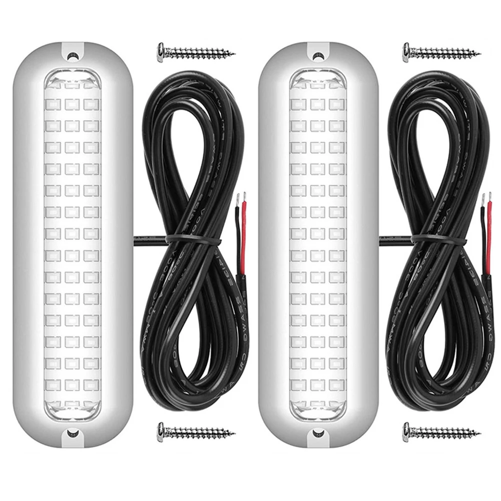 42LED 해양 항해등 스테인레스 스틸 항해 신호등 10-30V 앵커 라이트 IP68 방수 80W 선박 보트 액세서리