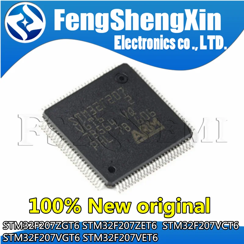10pcs STM32F207ZGT6 STM32F207ZET6 STM32F207VCT6 STM32F207VGT6 ...
