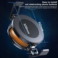 MEMO NEW Magnetic/ Back-clip 2 IN 1 Mobile Phone Semiconductor Cooling Fan Radiator CX07 for IPhone IOS Android PUBG Game Cooler 5