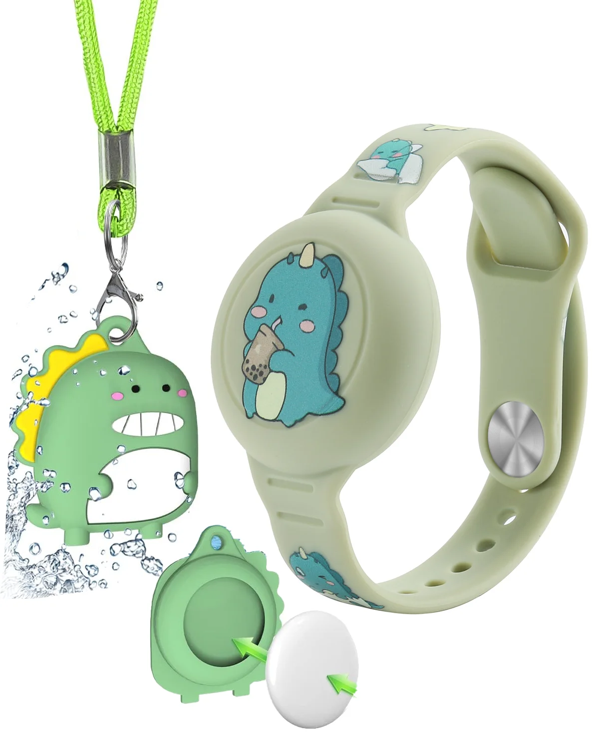 Children's Comfortable and Secure AirTag Bracelet and Necklace