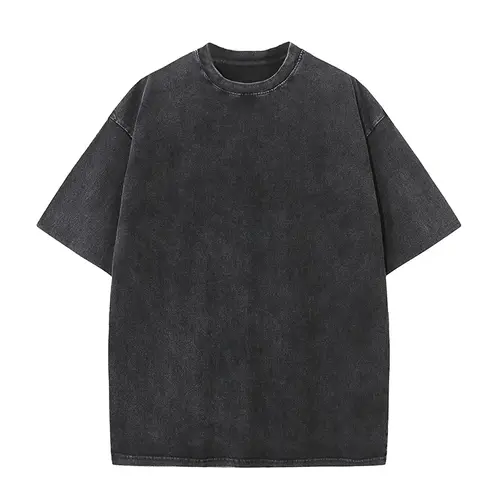 100% Cotton T-shirt, Free Customization of Your Own Logo, Urban Trend Retro Short-sleeved T-shirt, European and American Size T- - Image 7