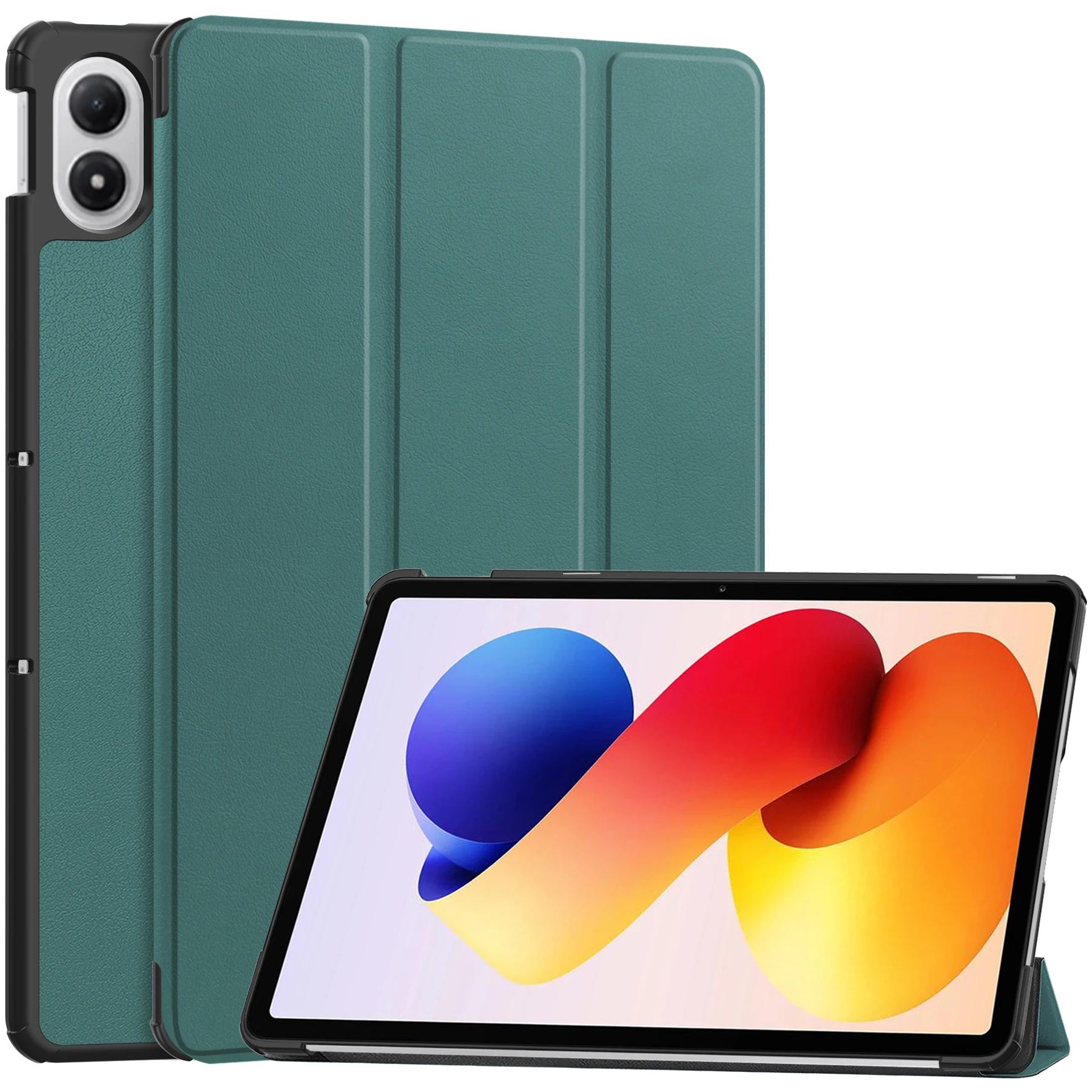 Premium PU Leather Tri-Folding Kids Stand Magnetic Tablet Cover