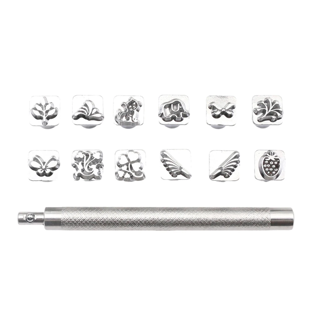 

Perfect Leather Craft Tool Set for Creating Stunning Animal and Plant Embossing Designs on Leather Explore Your Artistic Side
