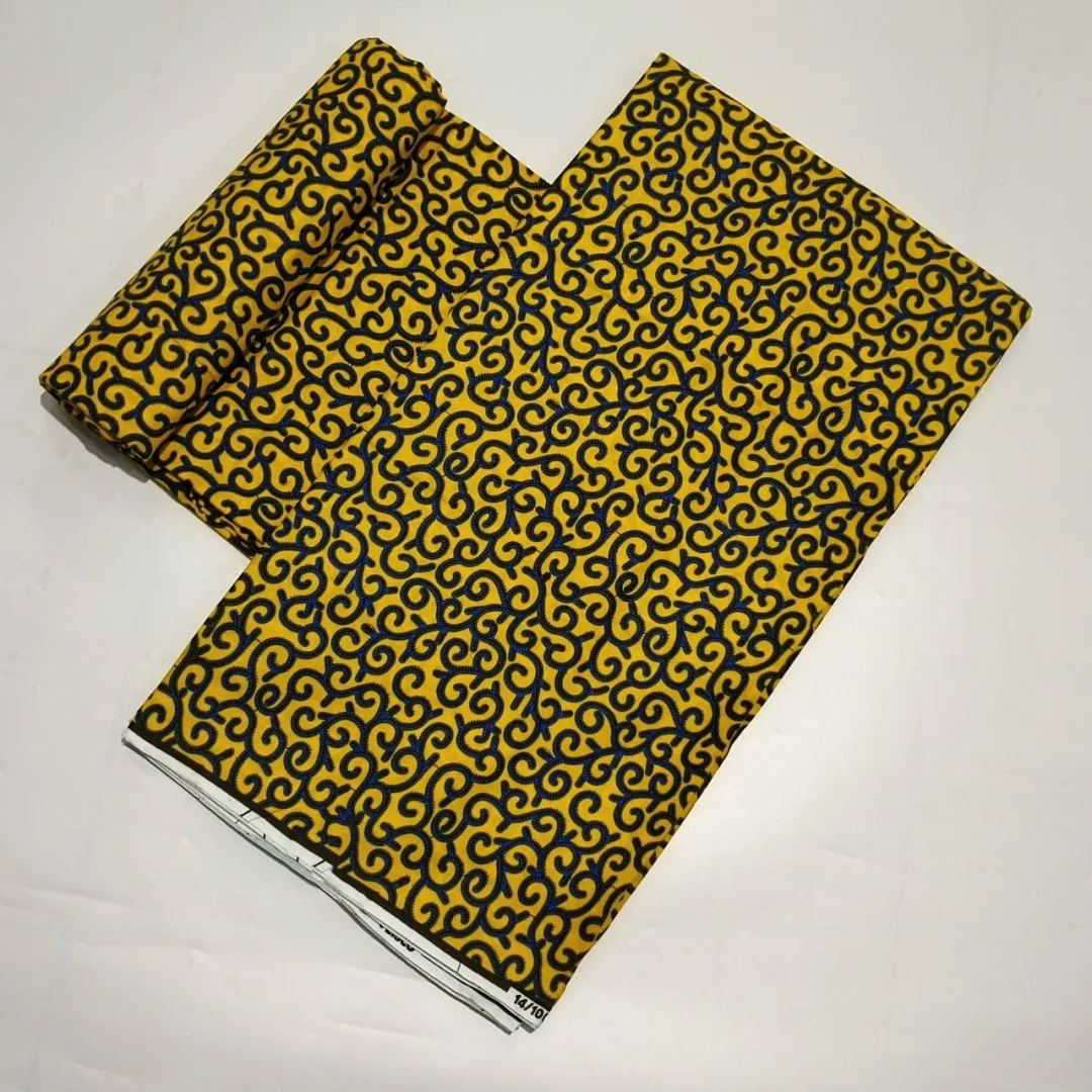 Veritable Wax Guaranteed Real wax print fabric dutch hollandais pagne africa Dress 100% Cotton GX11-4