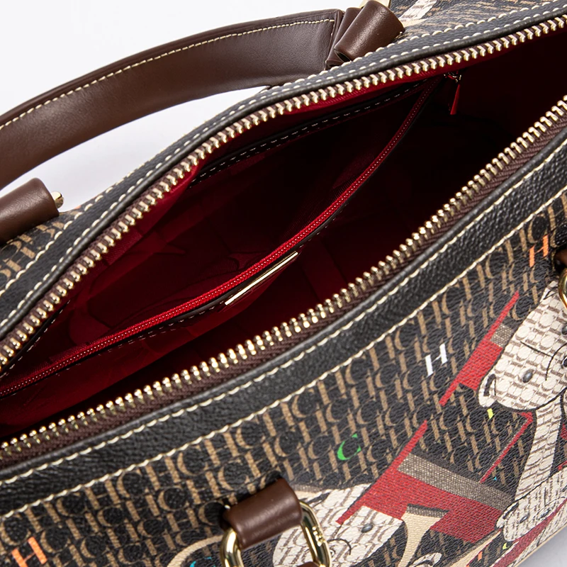 حقيبة يد جلد طبيعي نسائية