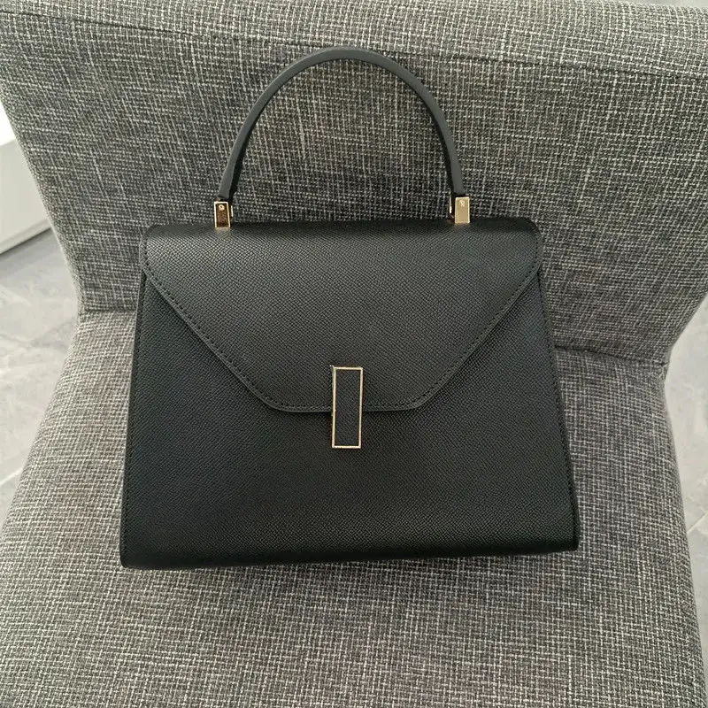 حقيبة يد جلدية مربعة للنساء ، حقيبة ساعي البريد ،...