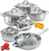 12-Piece Stainless Steel Cookware Set 1