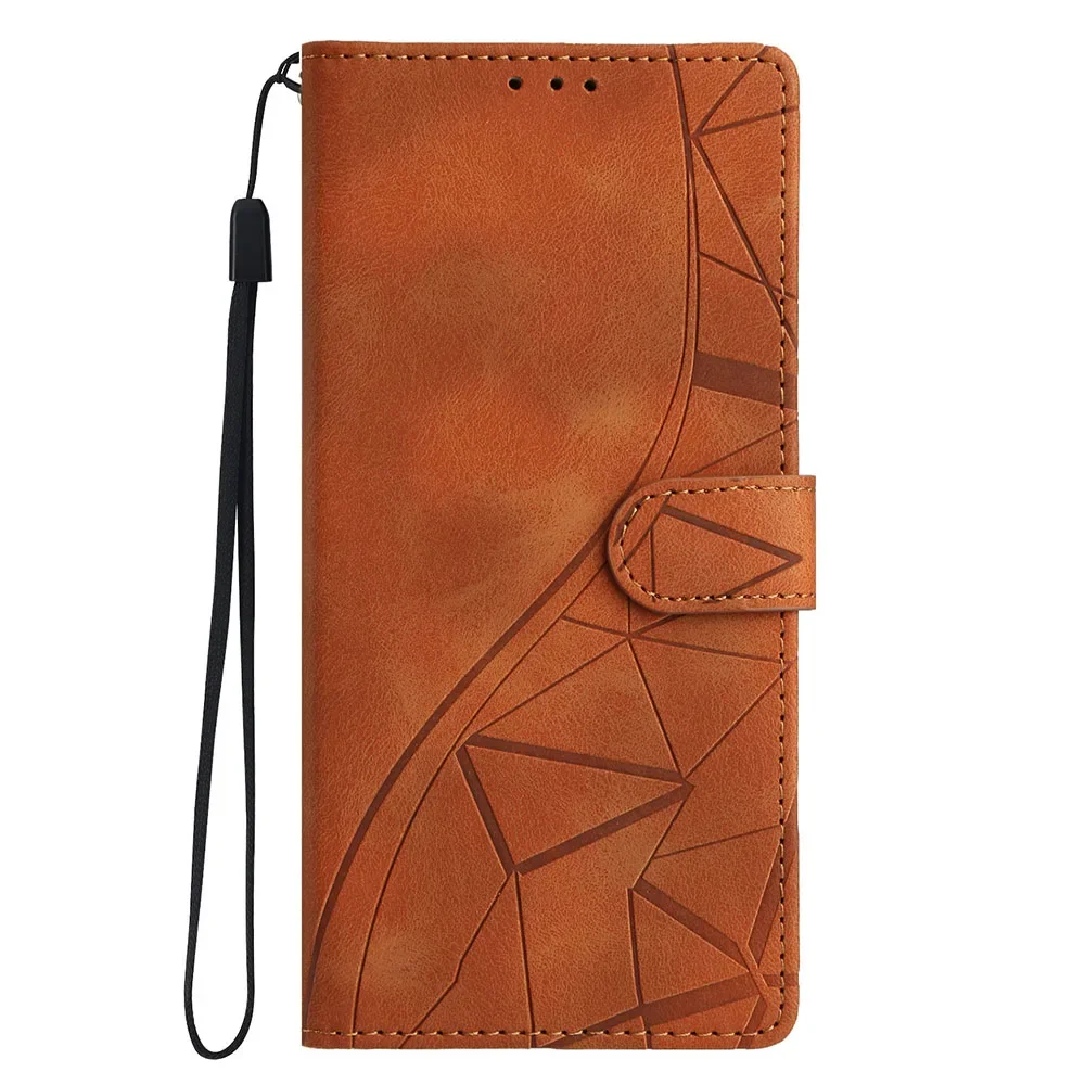 Magnetic Flip Leather Wallet Case with Card Holder and Stand – Anti-Fall Phone Cover