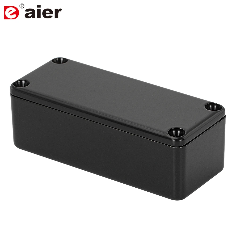 10PCS 1590A Black or White Small Aluminium Guitar Pedal Box 92.5X38