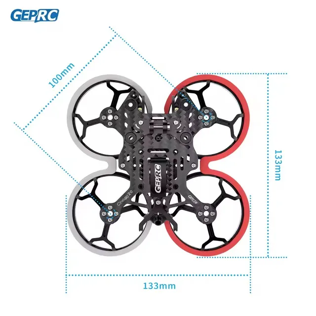 GEPRC GEP-CL20 Frame Parts Propeller Accessory Base Quadcopter Frame FPV Freestyle RC Racing Drone CineLog20 HD O3 5