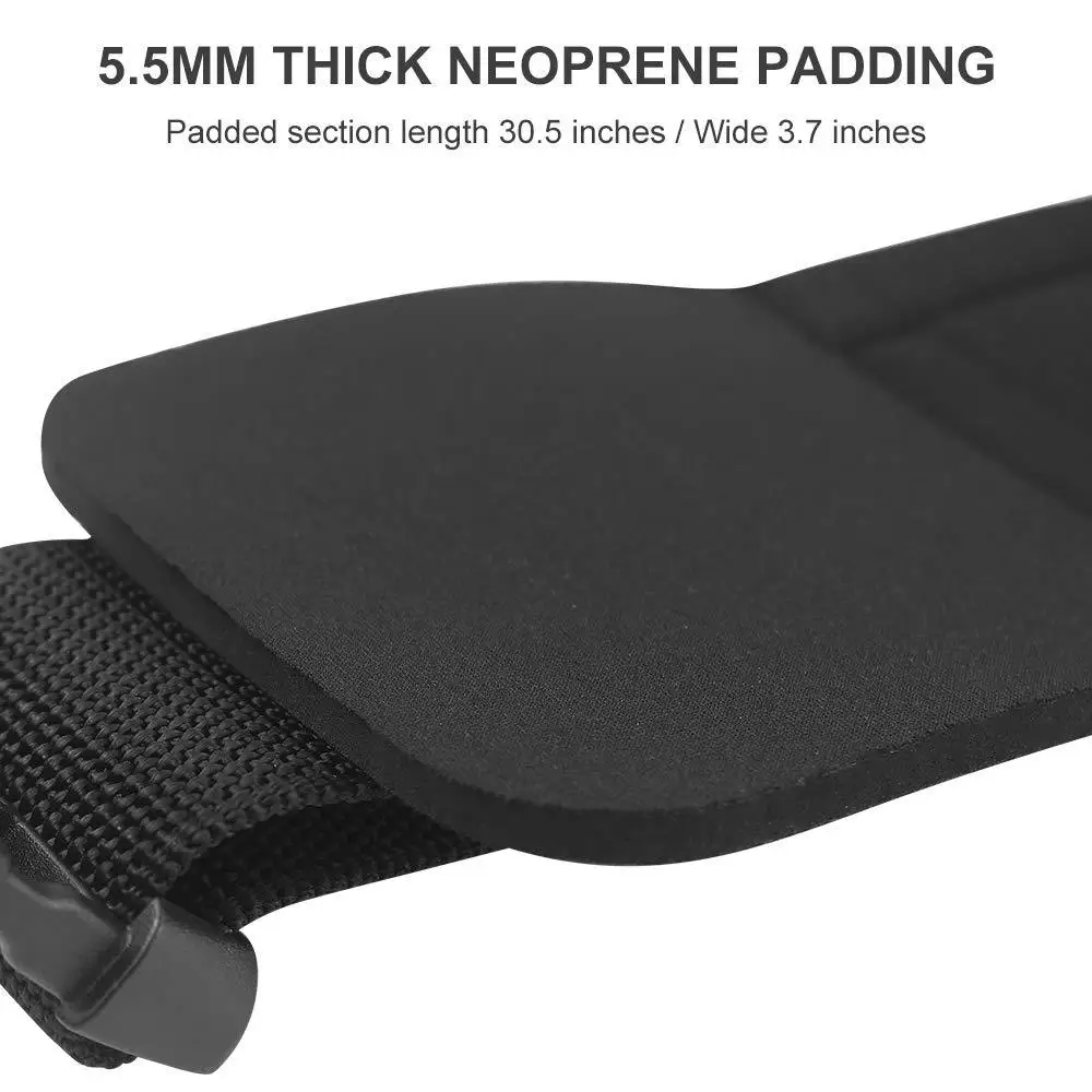 Waist Belt Neoprene Padded Gym Pulley Strap with Rings for Cable Machines Fitness Exercise Speed Agility Resistance Training 3