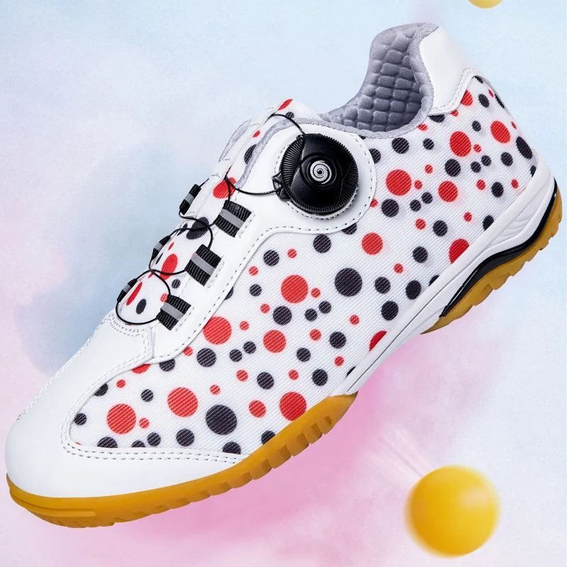 

2023 New Couple Table Tennis Shoes Anti-Slip Badminton Sneakers Breathable Table Tennis Footwear Comfortable Low Top Sneakers