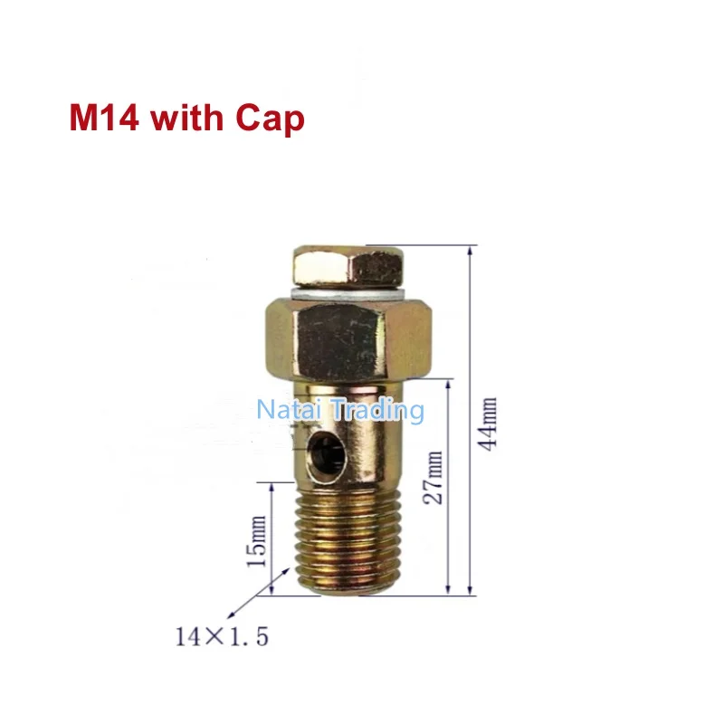 Diesel Unit Pump Oil Return Valve Screw 5pcs ball valve EUP M14 M12 Hollow Screw Filter Equal Pressure Relief Valve Steel Ball