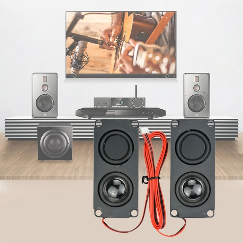 2pcs Karaoke Speaker For Home Theater