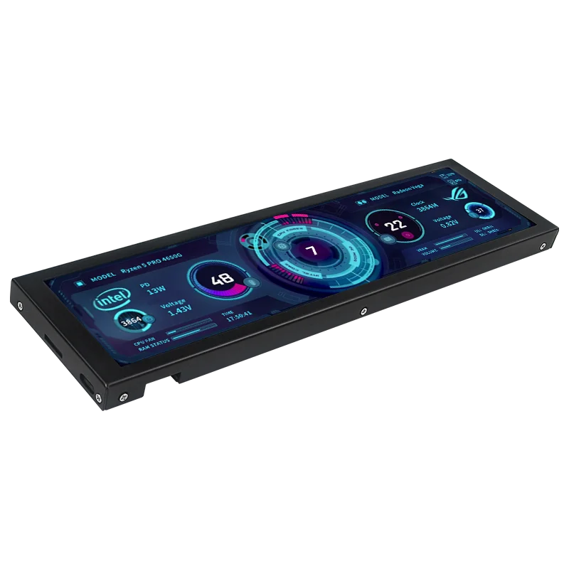 Tela Secundária Ips Lcd Usbc Compatível com Hdmi para Chassis de Computador Cpu Ram Monitor de Gpu Monitor Usb Não Aida64 88 - Imagem 4