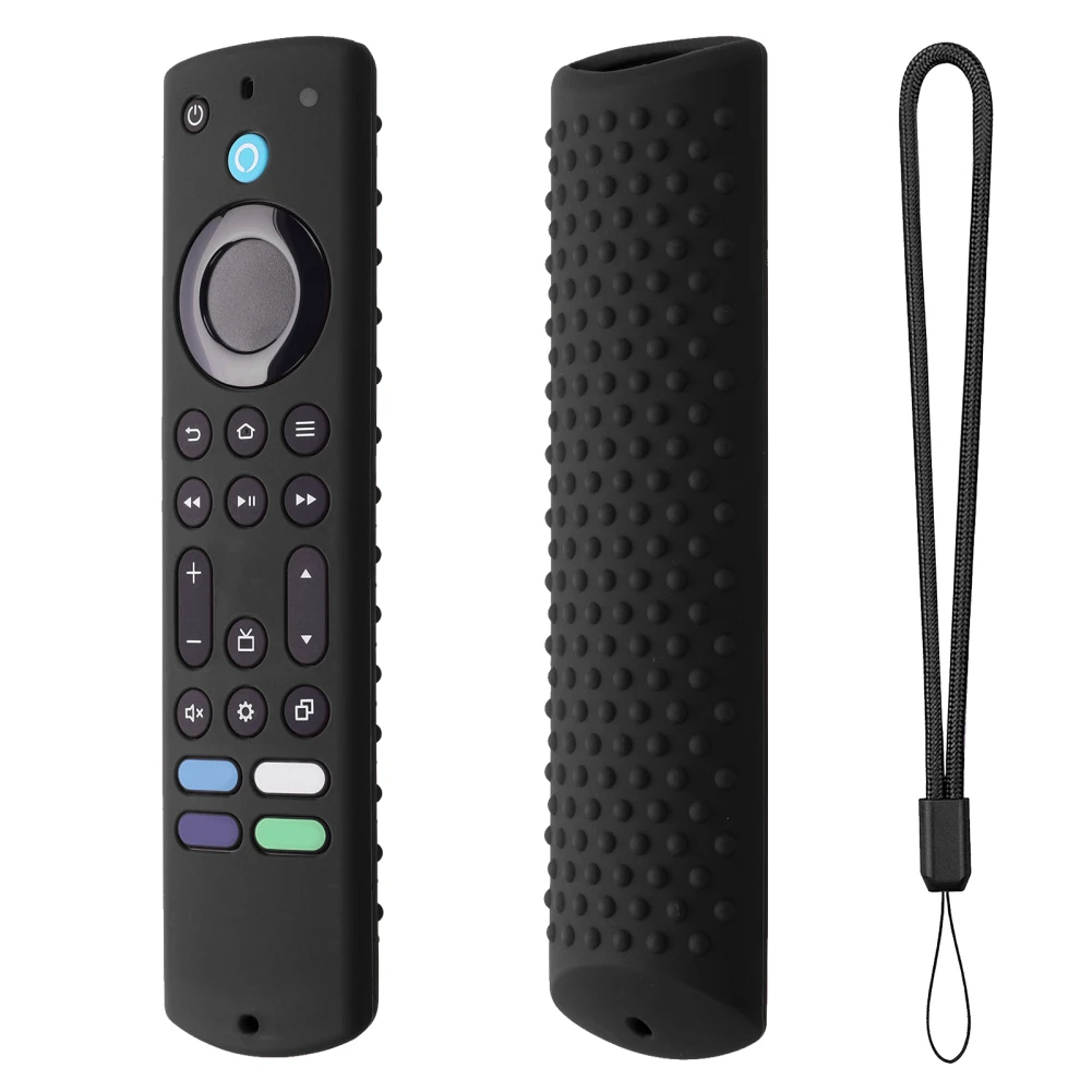 Silicone Remote Protective Case Glow In Dark Replacement Controller Sleeve With Lanyard For New Amazon Fire TV Stick 4K Max 2023