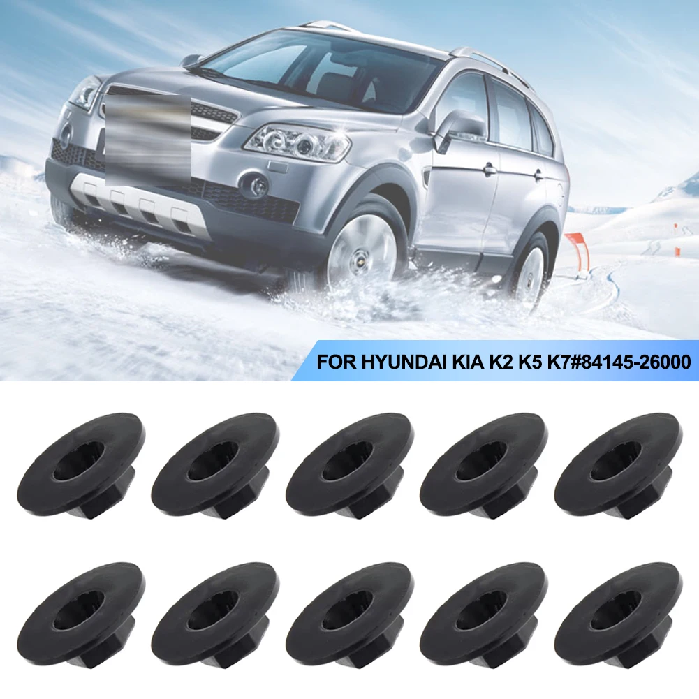 10 Dadi In Nylon Per Parafanghi E Paraurti 84145-26000 - Compatibili Con Hyundai E Kia, Misura 14mm