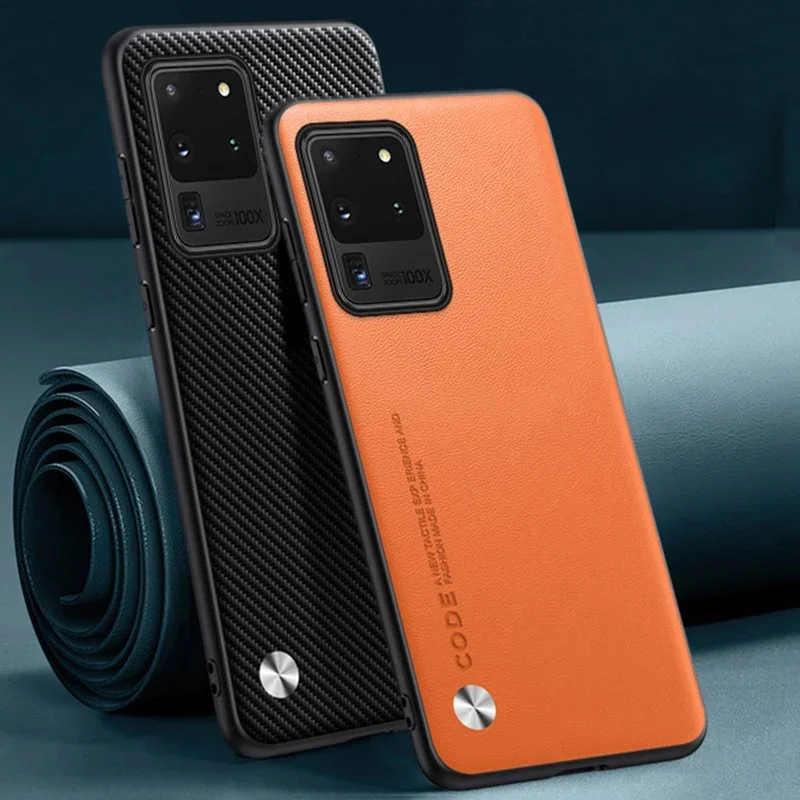 Premium Luxury PU Leather Matte Phone Case - Enhanced Silicone Protection