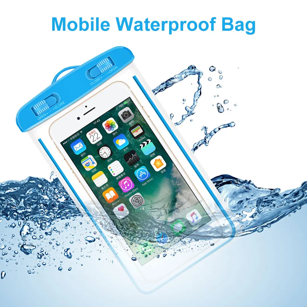 Mobile Phone Waterproof Bag Transparent Waterproof Dustproof Bag Mobile