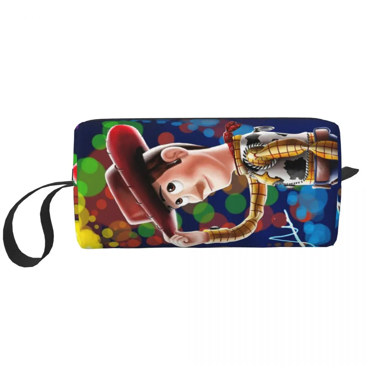 thumbnail image 1 of Neceser de viaje personalizado con dibujos de Disney Toy Story Aliens, organizador de cosméticos y maquillaje Kawaii, estuche de almacenamiento de artículos de belleza para mujer, 1 of 5